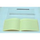 TINTED YELLOW LINED EXERCISE BOOK