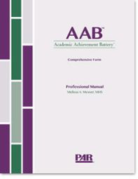 AAB- ACADEMIC ACHIEVEMENT BATTERY (2014) - Comprehensive Form Print Kit, Product Range