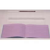 TINTED PURPLE LINED EXERCISE BOOK