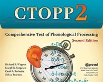 CTOPP2 Comprehensive Test of Phonological Processing, Second Edition online access to supplemental material