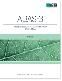 ABAS-3 Product Range, Adaptive Behavior Assessment System, Third Edition 