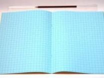 Tinted Grid Aqua A4 Exercise books- Pack Of 10 Books