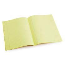 Tinted Lined Yellow A4 Exercise books- Pack Of 10 Books