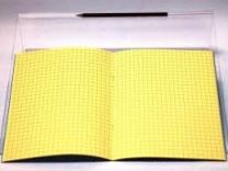 Tinted Grid Yellow A4 Exercise books- Pack Of 10 Books